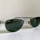 Ray Ban B&L  USA vintage sunglasses - W2194 Sidestreet Gridlock matte silver frame