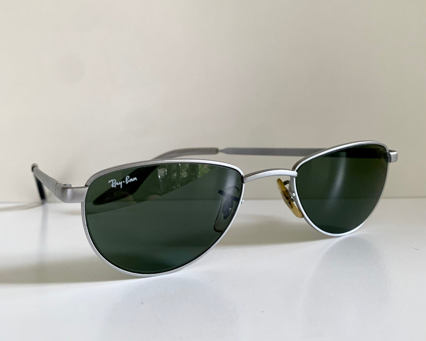 Ray Ban B&L  USA vintage sunglasses - W2194 Sidestreet Gridlock matte silver frame