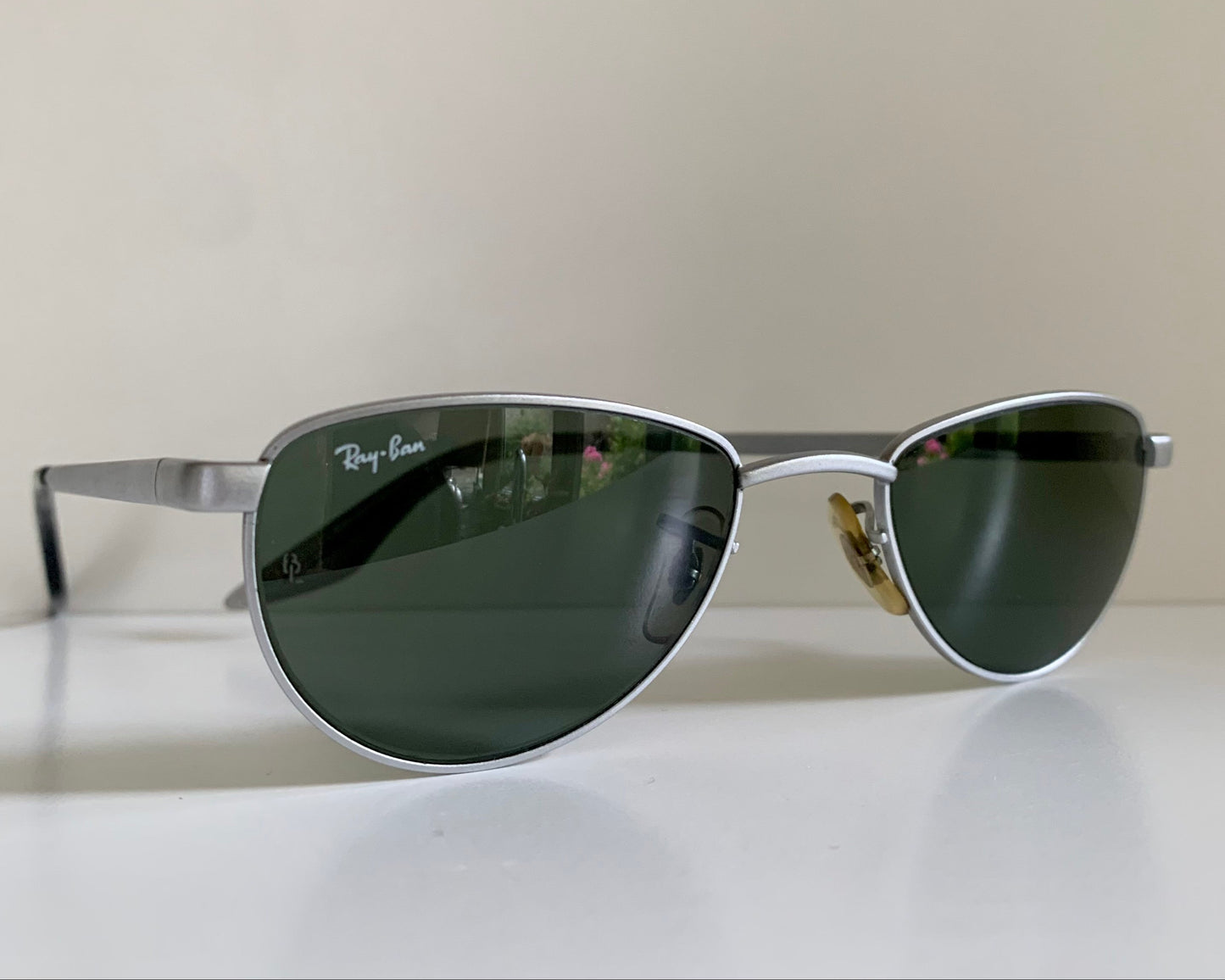 Ray Ban B&L  USA vintage sunglasses - W2194 Sidestreet Gridlock matte silver frame
