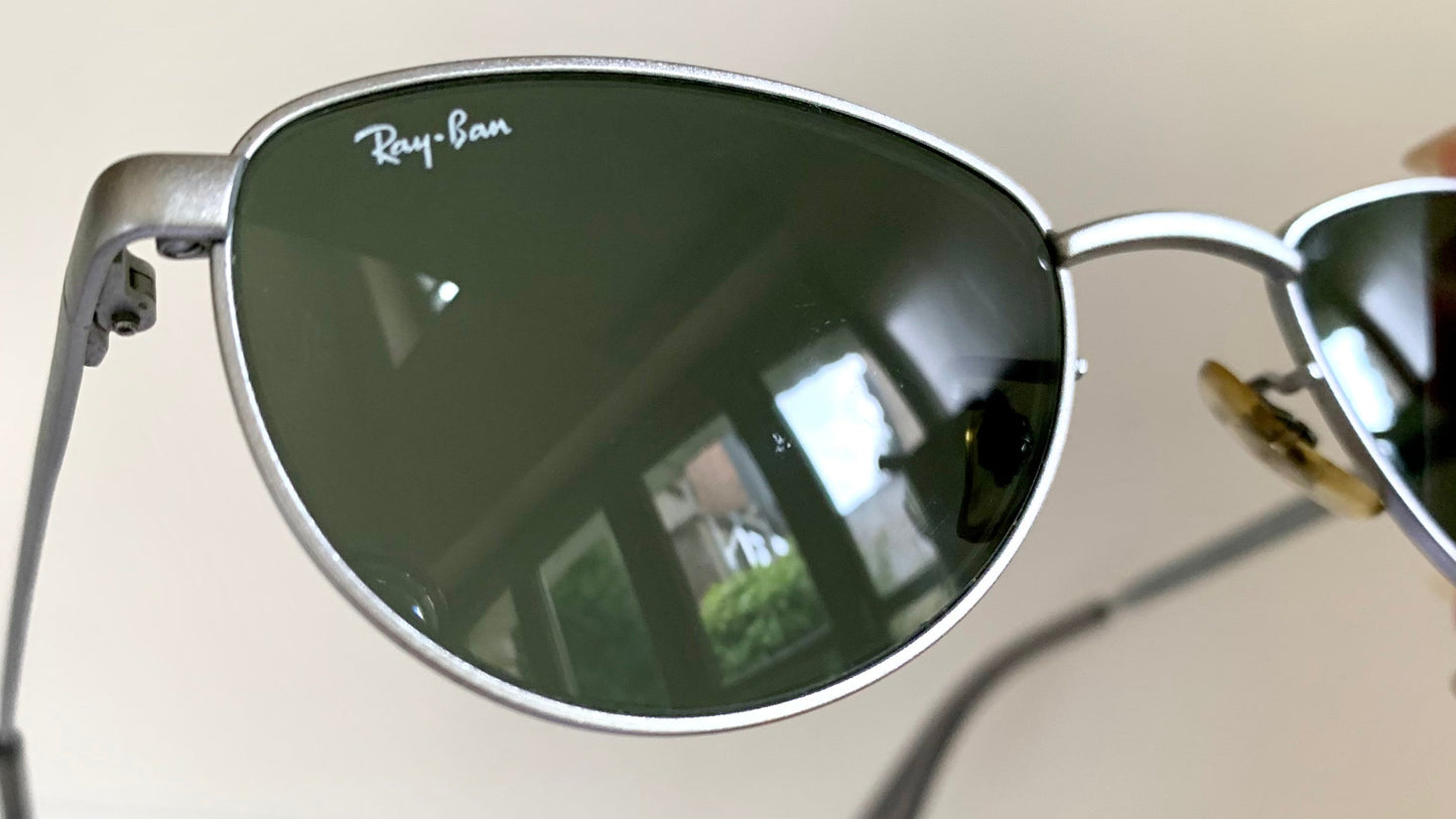 Ray Ban B&L  USA vintage sunglasses - W2194 Sidestreet Gridlock matte silver frame