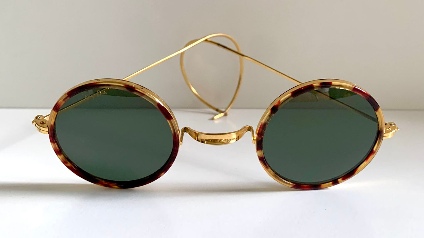 Ray Ban B&L USA vintage sunglasses - Cheyenne W1751 round frame