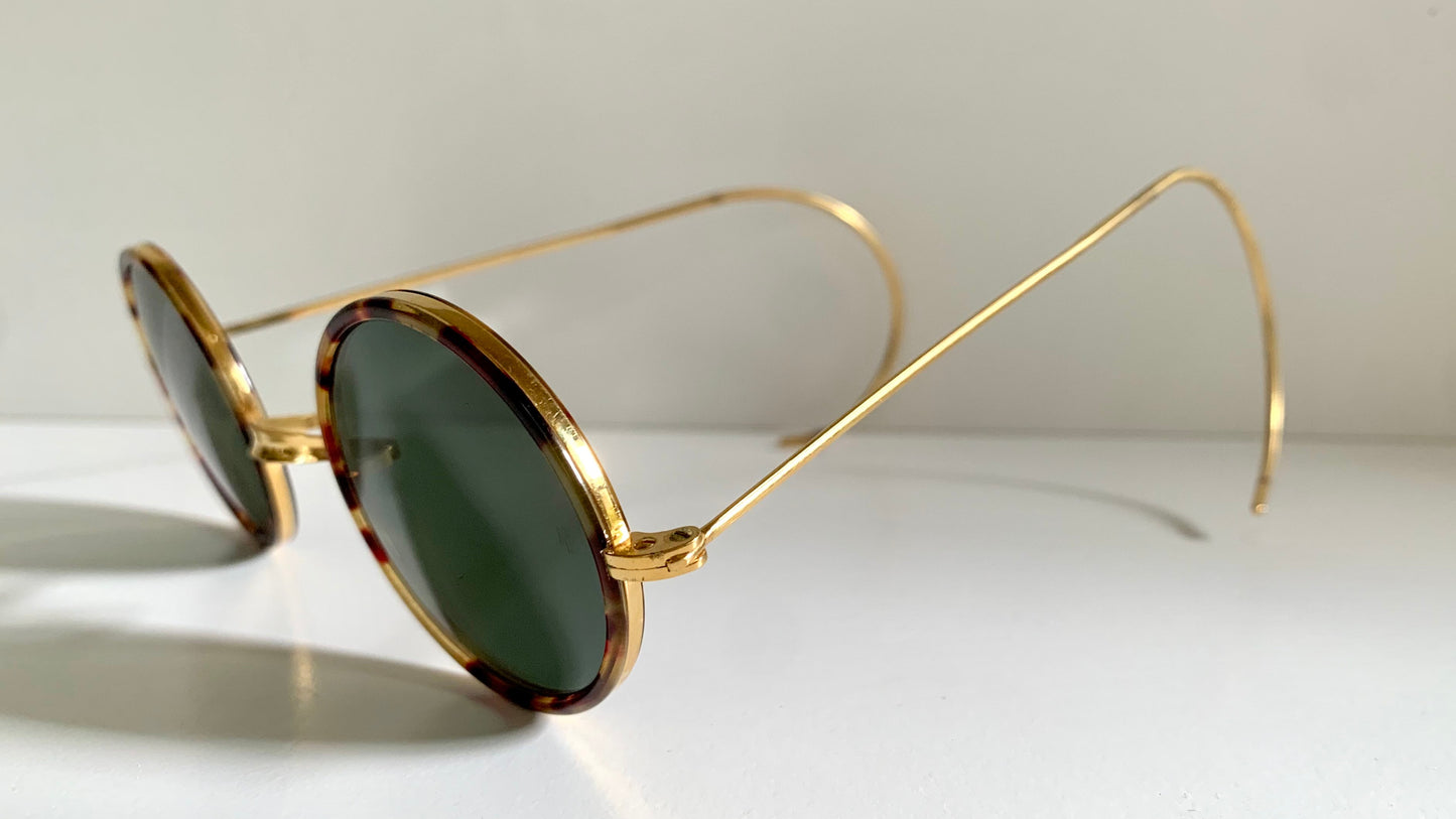 Ray Ban B&L USA vintage sunglasses - Cheyenne W1751 round frame