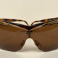 Valentino 90s vintage sunglasses - mask style gold and carey frames