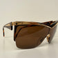 Valentino 90s vintage sunglasses - mask style gold and carey frames