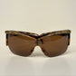 Valentino 90s vintage sunglasses - mask style gold and carey frames
