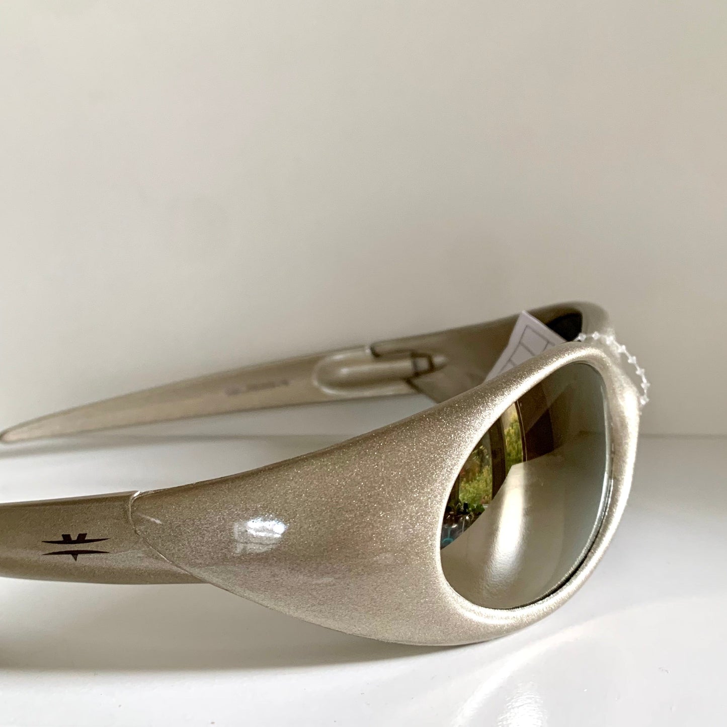 vintage Vuarnet Extreme Maverick's 00s sunglasses - wrap mirrored frames made in France
