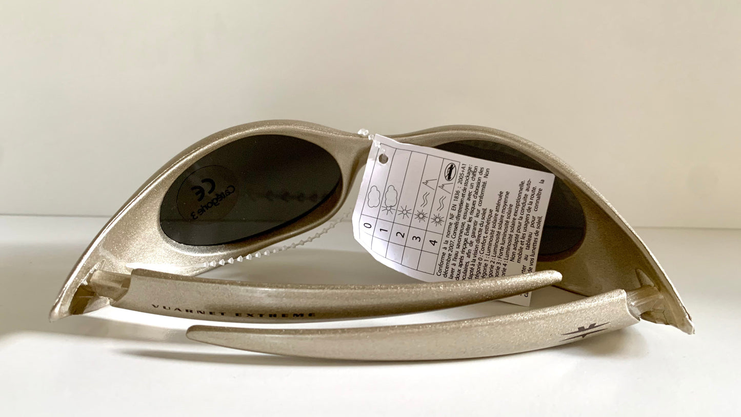 vintage Vuarnet Extreme Maverick's 00s sunglasses - wrap mirrored frames made in France