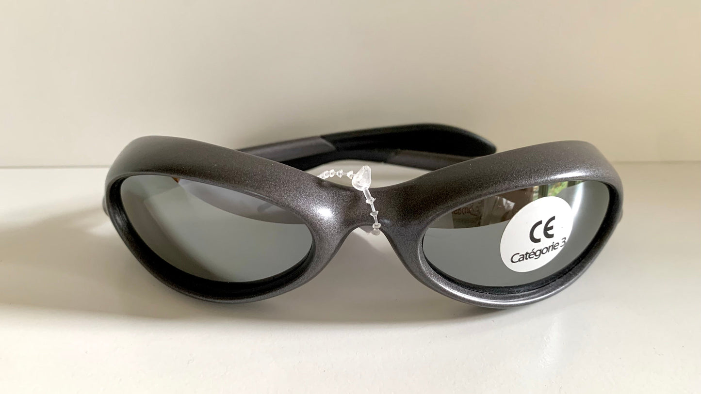Vintage Vuarnet Extreme HERMIDAS 00s sunglasses - wrap mirrored frames made in France (Copy)