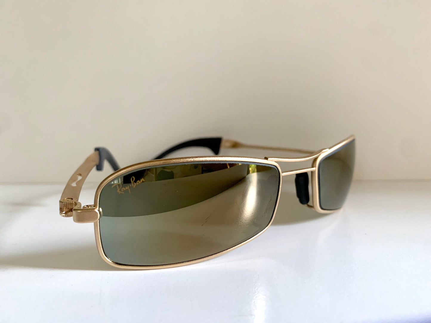 Ray Ban B&L- Orbs Axis gold mirrored W2308 vintage sunglasses