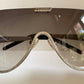 Gianfranco Ferre vintage sunglasses - Y2K aviator silver frame with rhinestones