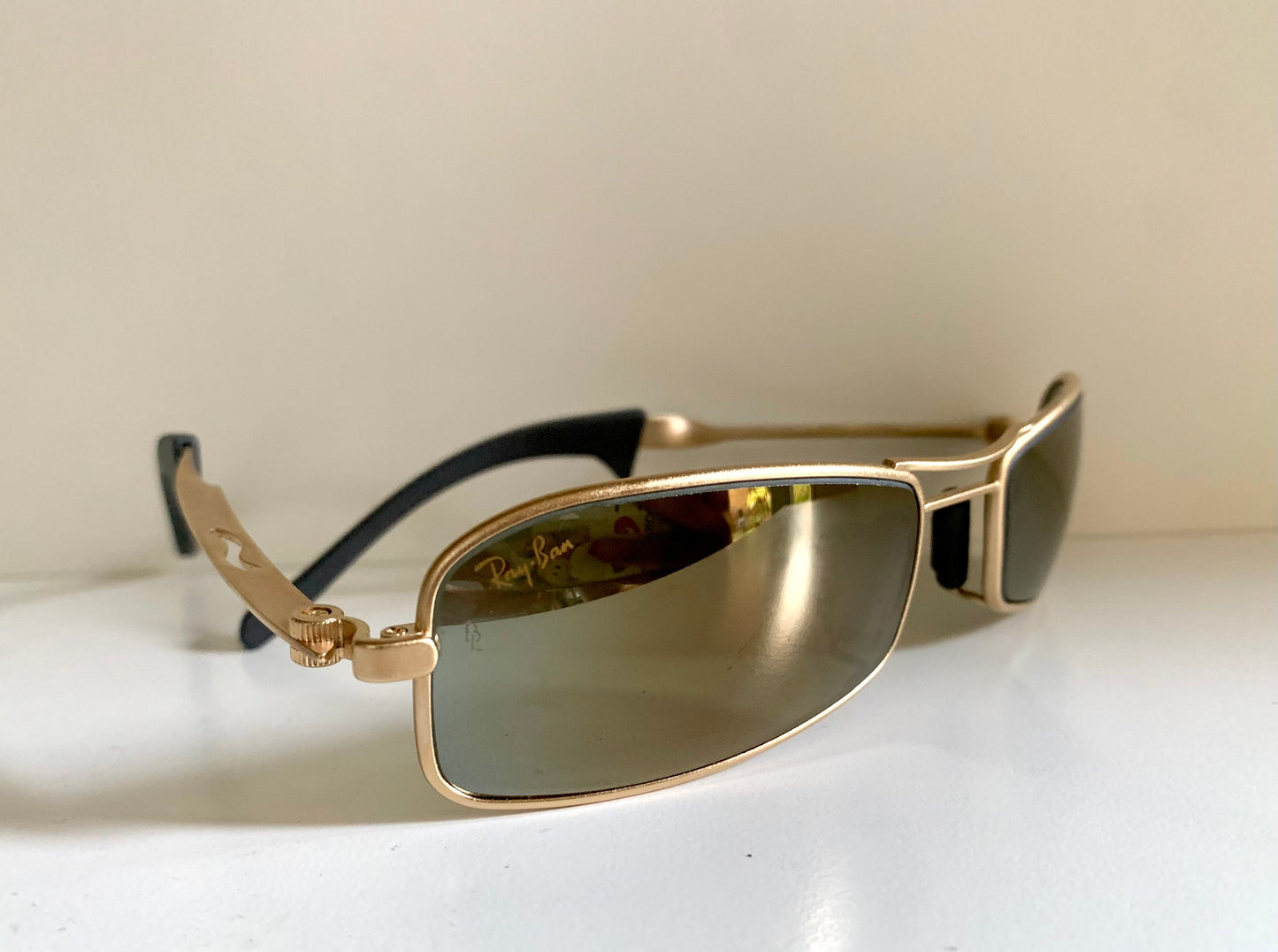 Ray Ban B&L- Orbs Axis gold mirrored W2308 vintage sunglasses