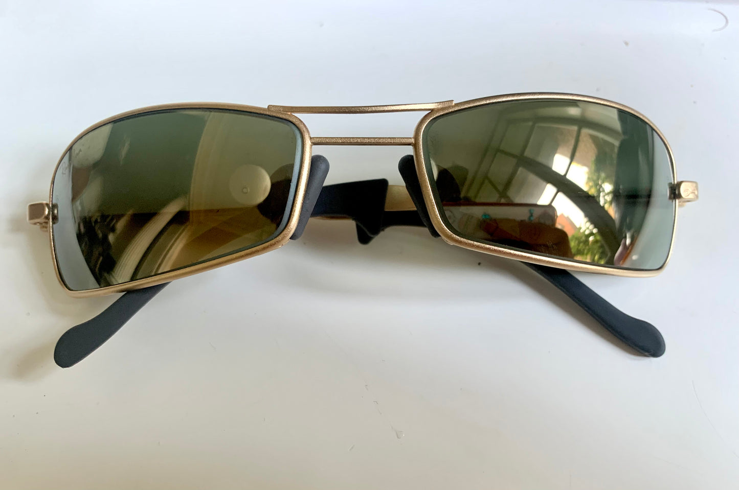 Ray Ban B&L- Orbs Axis gold mirrored W2308 vintage sunglasses