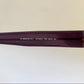 Gucci 00s vintage sunglasses - shield purple frame with Gucci logos