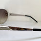 Gianfranco Ferre vintage sunglasses - Y2K aviator silver frame with rhinestones