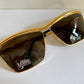 Gianfranco Ferre vintage sunglasses - 80s gold frame