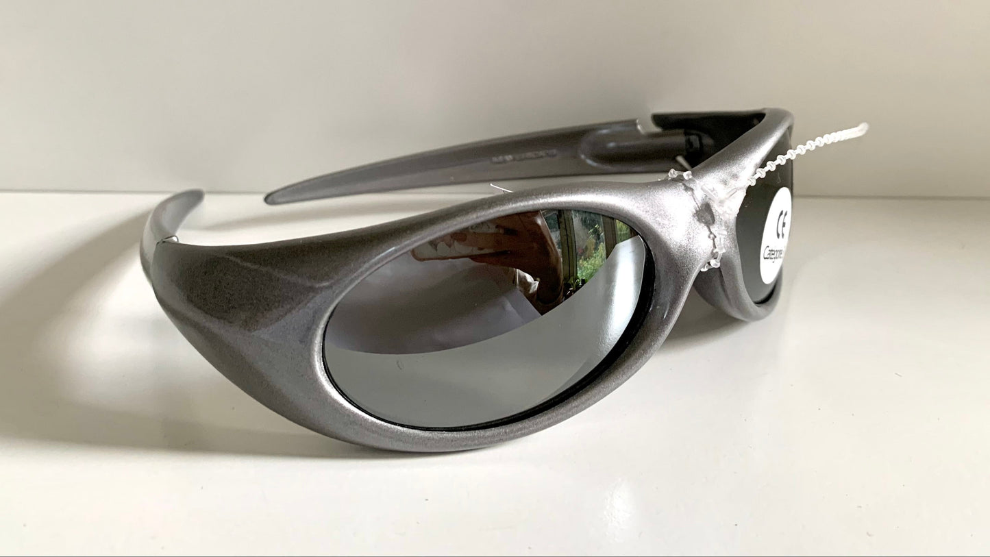vintage Vuarnet Extreme Maverick's 00s sunglasses - wrap mirrored frames made in France