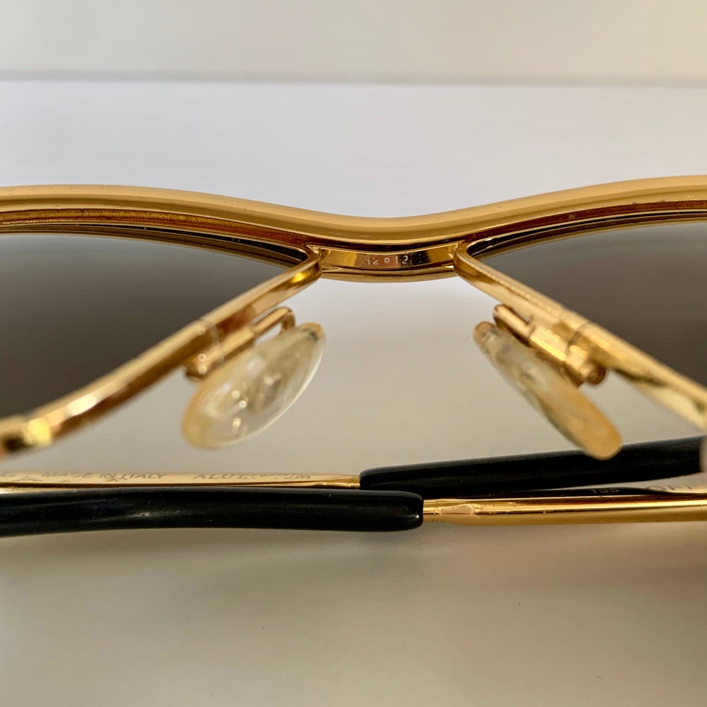 Gianfranco Ferre vintage sunglasses - 80s gold frame
