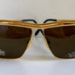 Gianfranco Ferre vintage sunglasses - 80s gold frame