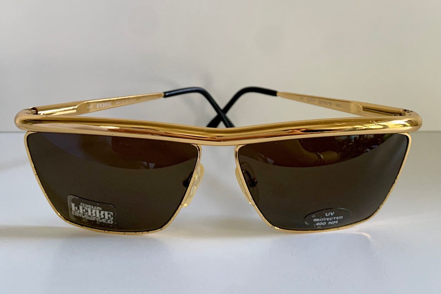 Gianfranco Ferre vintage sunglasses - 80s gold frame