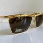 Gianfranco Ferre vintage sunglasses - 80s gold frame