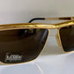 Gianfranco Ferre vintage sunglasses - 80s gold frame