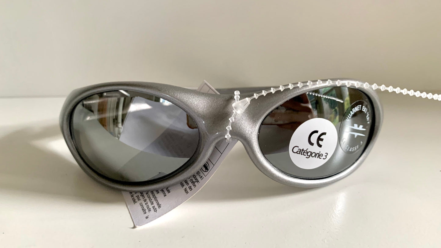 vintage Vuarnet Extreme Maverick's 00s sunglasses - wrap mirrored frames made in France