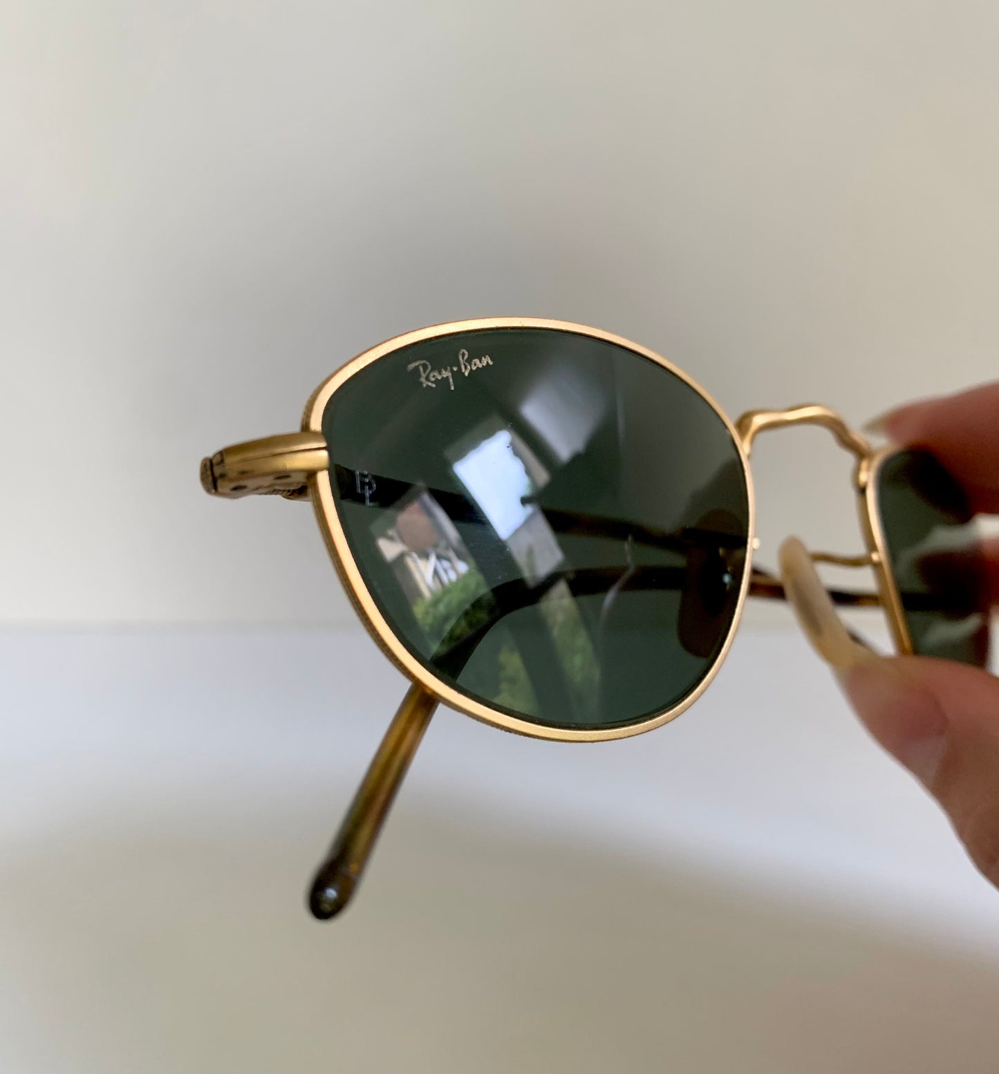 Ray Ban B&L USA vintage sunglasses - W2860 gold and brown sunglasses