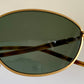 Ray Ban B&L USA vintage sunglasses - W2860 gold and brown sunglasses