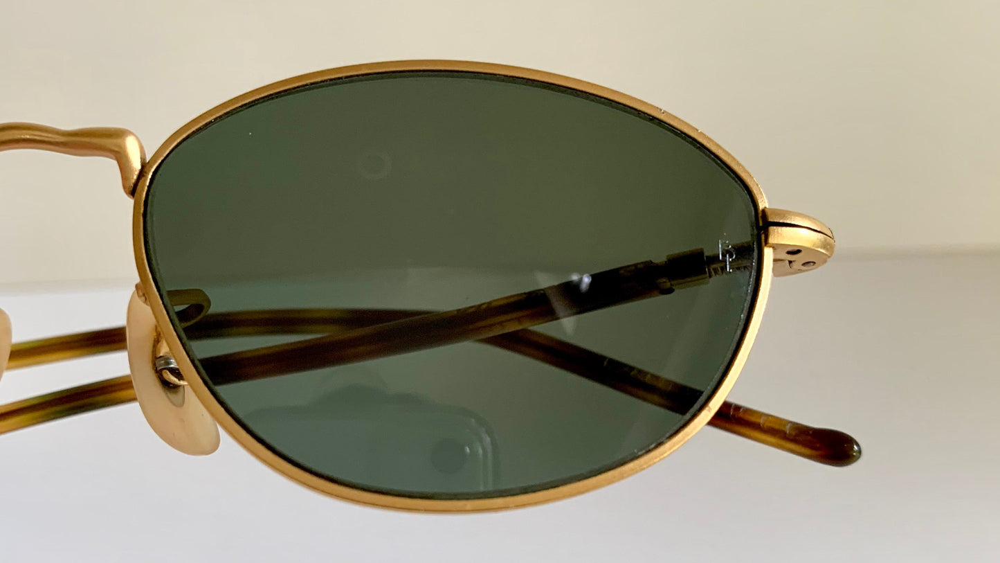 Ray Ban B&L USA vintage sunglasses - W2860 gold and brown sunglasses