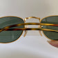 Ray Ban B&L USA vintage sunglasses - W2860 gold and brown sunglasses