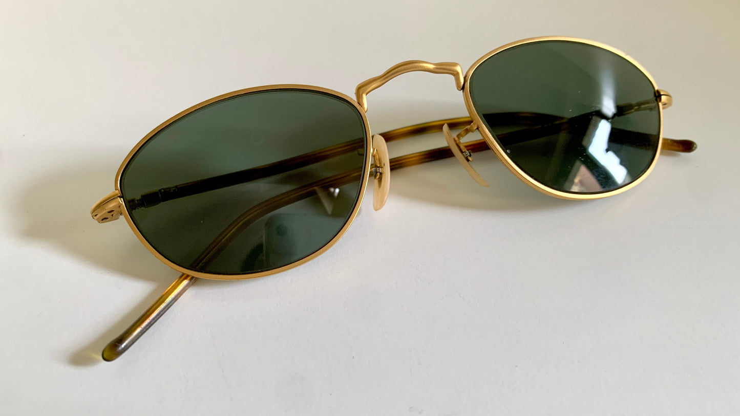 Ray Ban B&L USA vintage sunglasses - W2860 gold and brown sunglasses
