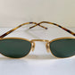 Ray Ban B&L USA vintage sunglasses - W2860 gold and brown sunglasses