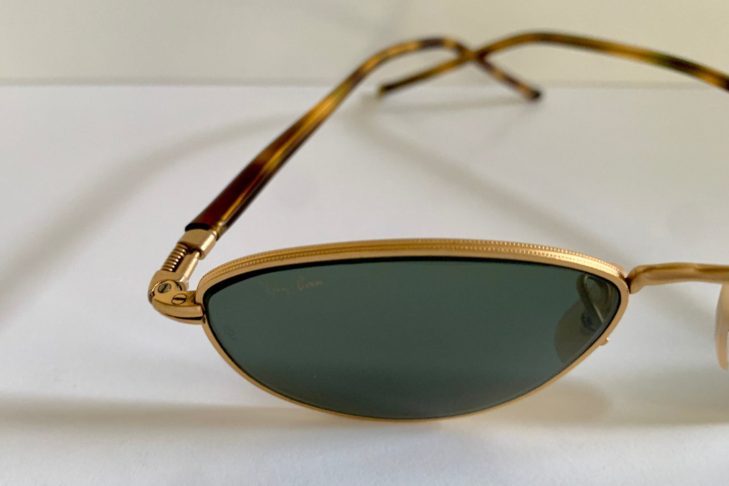 Ray Ban B&L USA vintage sunglasses - W2860 gold and brown sunglasses