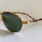 Ray Ban B&L USA vintage sunglasses - W2860 gold and brown sunglasses
