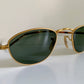 Ray Ban B&L USA vintage sunglasses - W2860 gold and brown sunglasses
