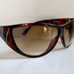 Gianni Versace vintage 80s sunglasses - METRICS XL shield frame