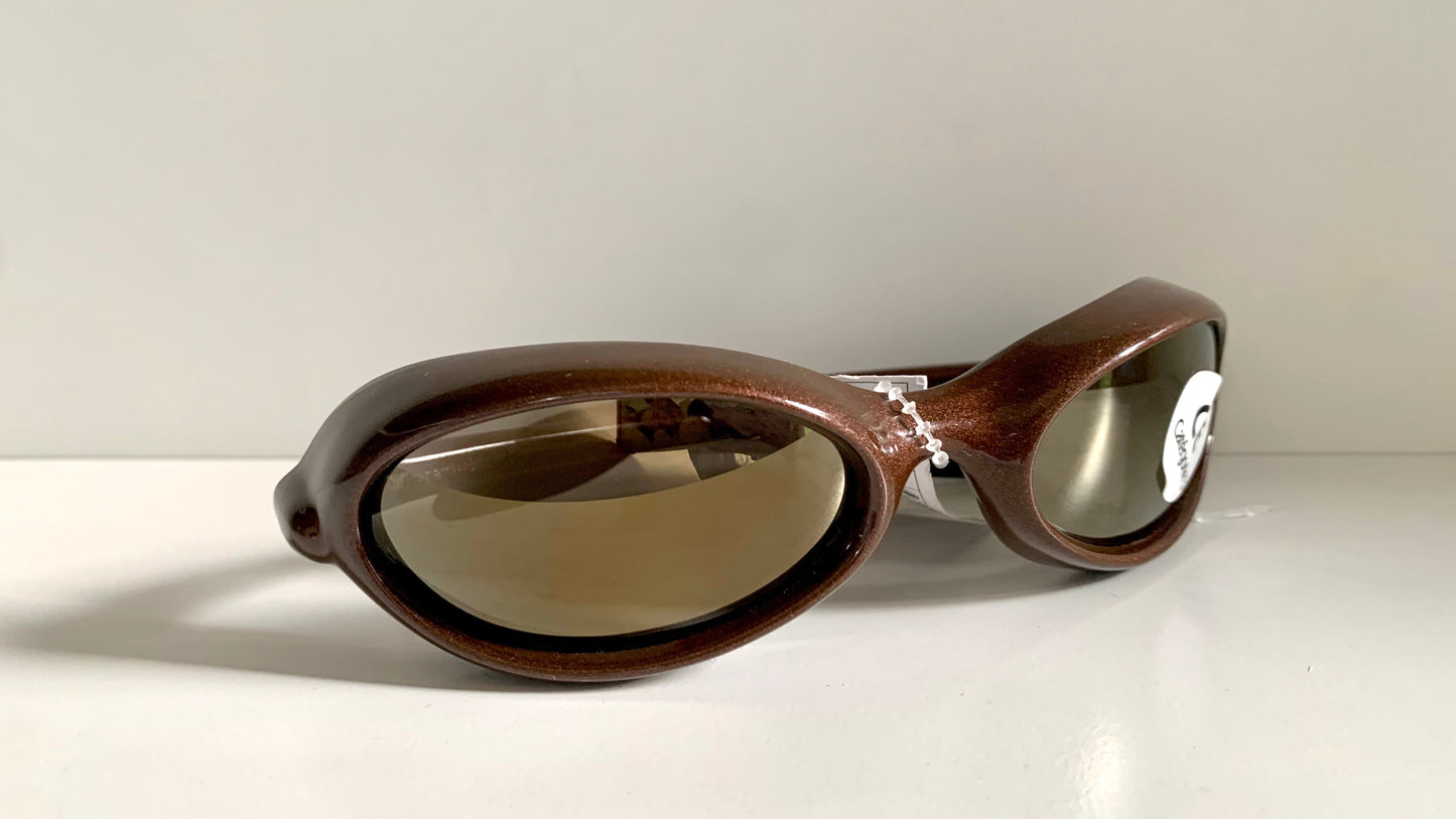 Vintage Vuarnet Extreme HERMIDAS 00s sunglasses - wrap mirrored frames made in France