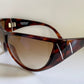 Gianni Versace vintage 80s sunglasses - METRICS XL shield frame