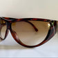 Gianni Versace vintage 80s sunglasses - METRICS XL shield frame