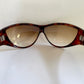 Gianni Versace vintage 80s sunglasses - METRICS XL shield frame