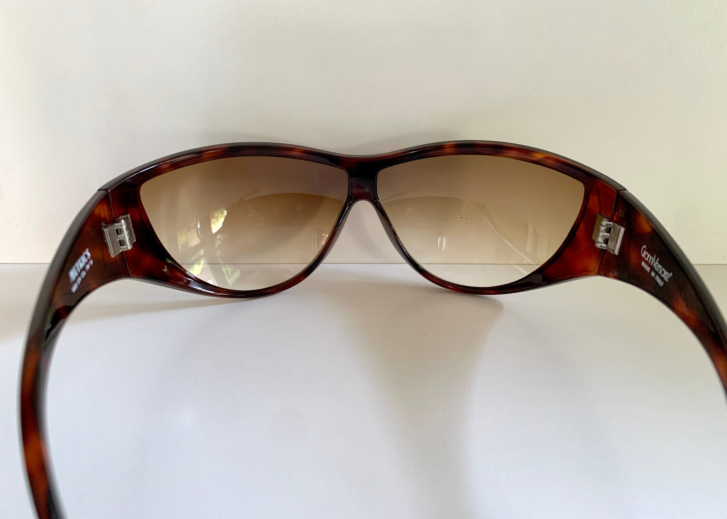 Gianni Versace vintage 80s sunglasses - METRICS XL shield frame