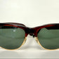 Ray Ban B&L USA vintage sunglasses - Wayfarer Max W1270 brown and gold frame