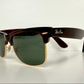 Ray Ban B&L USA vintage sunglasses - Wayfarer Max W1270 brown and gold frame