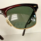 Ray Ban B&L USA vintage sunglasses - Wayfarer Max W1270 brown and gold frame