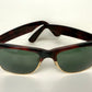 Ray Ban B&L USA vintage sunglasses - Wayfarer Max W1270 brown and gold frame