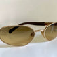 Sergio Tacchini 90s vintage sunglasses - golden frame made in Italy