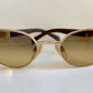 Sergio Tacchini 90s vintage sunglasses - golden frame made in Italy