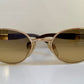Sergio Tacchini 90s vintage sunglasses - golden frame made in Italy