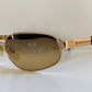 Sergio Tacchini 90s vintage sunglasses - golden frame made in Italy