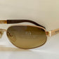 Sergio Tacchini 90s vintage sunglasses - golden frame made in Italy